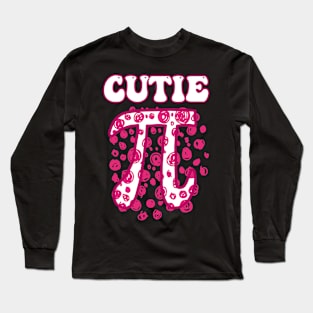 CUTIE PI DAY 3.14 Women Kids Men Math Teacher Long Sleeve T-Shirt